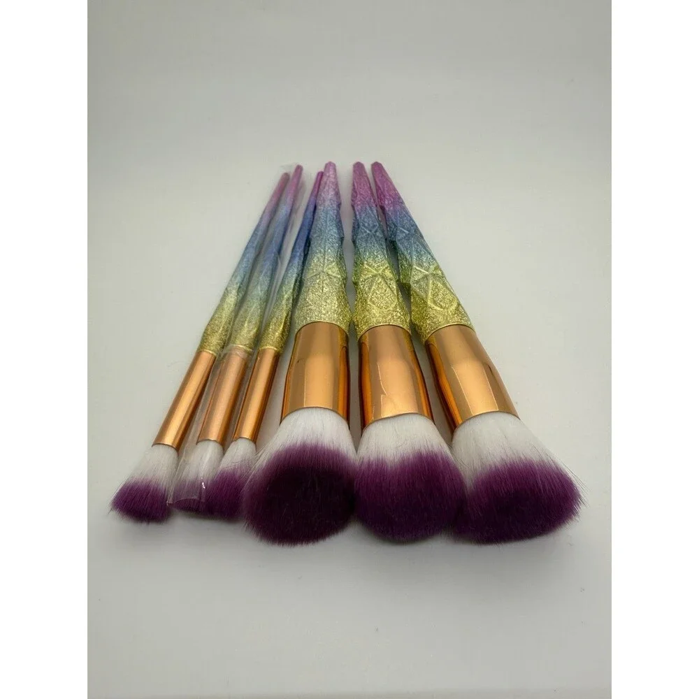 City Color Cosmetics Vibrant Rainbow Brush 6, Ellen Tracy 3‎ Eyeshadows Matte